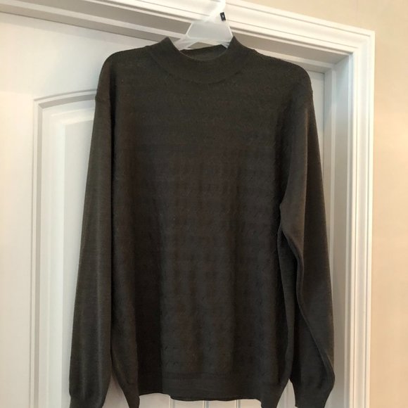 NWOT MENS LAMBERTI ITALIAN SWEATER w/MERINO WOOL BLEND - Picture 3 of 5